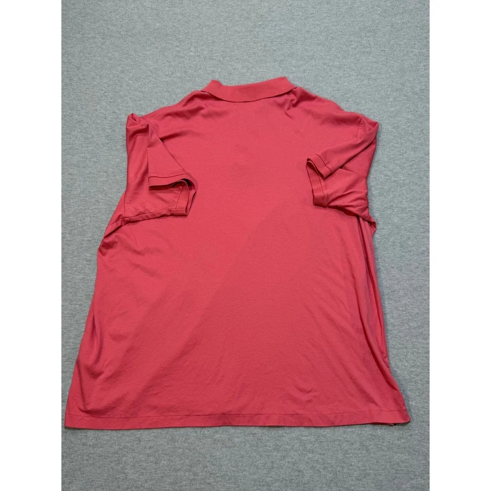 Polo Ralph Lauren Mens 2XB Salmon Pink Short Sleeve Soft Cotton Polo Shirt 2XB